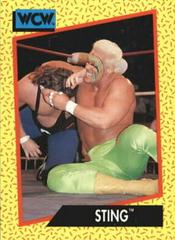 Sting #8 Wrestling Cards 1991 Impel WCW Prices