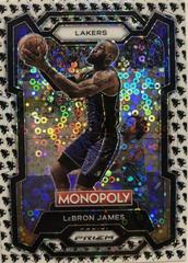 LeBron James [Running Man] Basketball Cards 2023 Panini Prizm Monopoly Prices