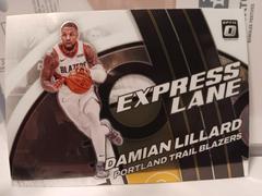 Damian Lillard Gold #2 | Damian Lillard [Gold] Basketball Cards 2021 Panini Donruss Optic Express Lane