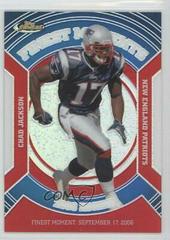 Chad Jackson [Refractor] #RFM-CJ Football Cards 2007 Topps Finest Moments Prices