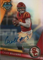 Caleb Williams [Autograph Refractor] #1 Football Cards 2023 Bowman Chrome University Prices