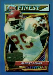 Albert Lewis #84 Football Cards 1994 Topps Finest Prices