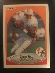 Bruce Hill Football Cards 1990 Fleer Prices