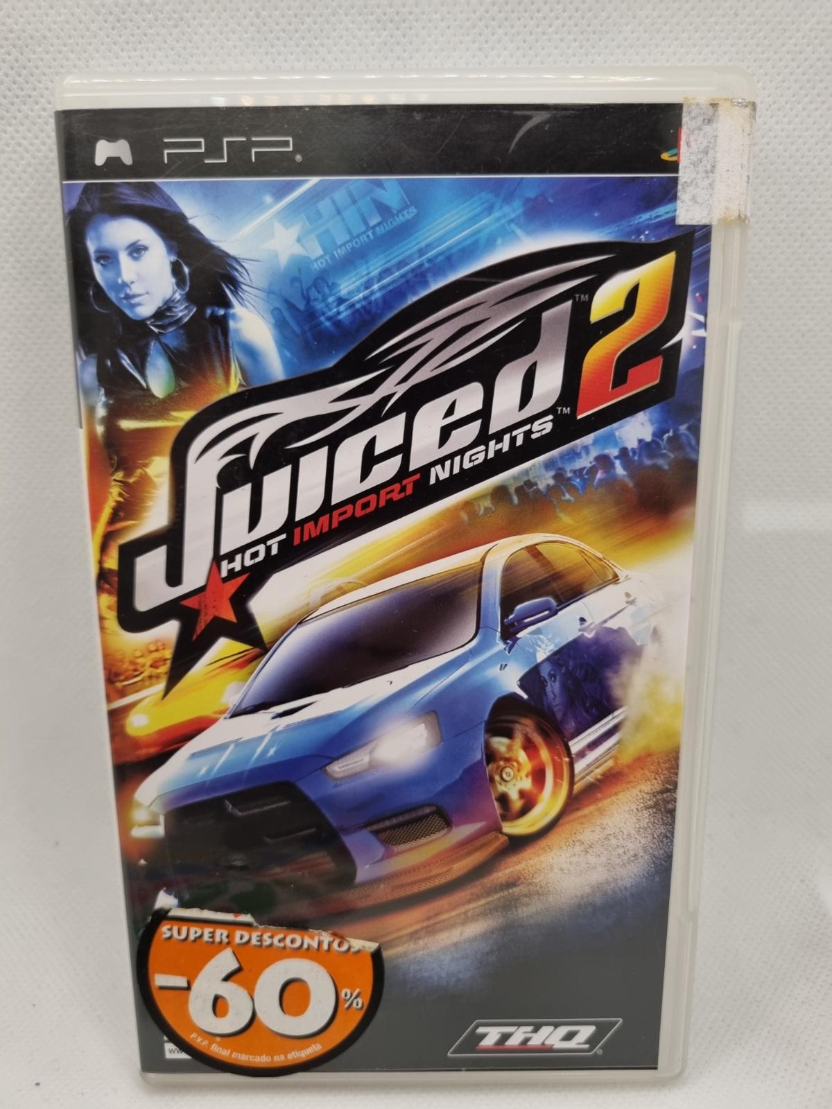 Juiced 2 Hot Import Nights Item, Box, and Manual PAL PSP