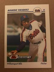 Aguedo Vasquez #646 Baseball Cards 1991 Impel Line Drive Pre Rookie AA Prices
