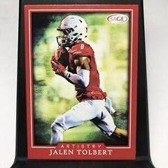Jalen Tolbert [Red] #ART-JT Football Cards 2022 Sage Hit Artistry Prices