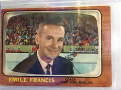 Emile Francis #21 Hockey Cards 1966 Topps Prices