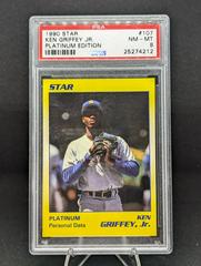 Ken Griffey Jr. Baseball Cards 1990 Star Platinum Edition Prices