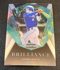 Henry Bolte [Silver] Baseball Cards 2022 Panini Prizm Draft Picks Brilliance Prices