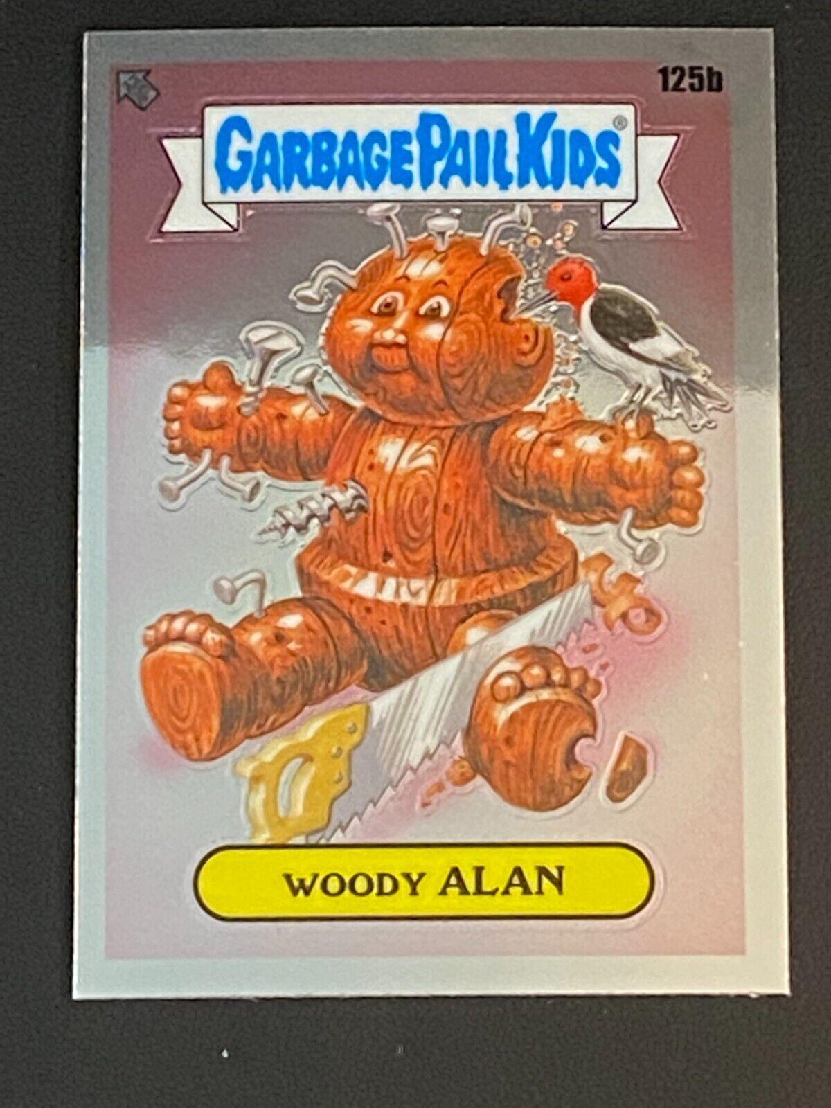 WOODY ALAN #125b 2021 Garbage Pail Kids Chrome