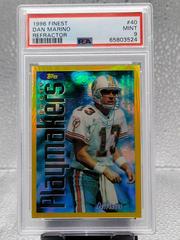 Dan Marino [Card #38 Refractor] Football Cards 1996 Topps Finest Prices