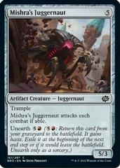 Mishra's Juggernaut [Foil] Magic Brother's War Prices