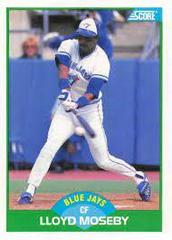 Lloyd Moseby #12 Baseball Cards 1989 Score Prices