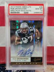 Rob Gronkowski [Spectrum Gold Autograph] #35 Football Cards 2012 Panini Absolute Prices