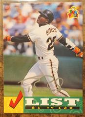 Barry Bonds [Checklist 81-120] #237 Baseball Cards 1994 Upper Deck Fun Packs Prices