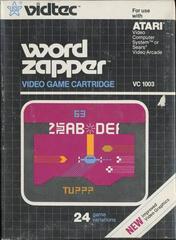 Front Cover | Word Zapper Atari 2600