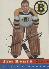 Jim Henry Hockey Cards 1954 Topps Prices