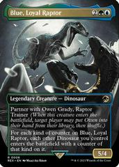 Blue, Loyal Raptor [Borderless] #8 Magic Jurassic World Prices