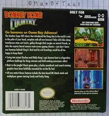 Box Back | Donkey Kong Country GameBoy Advance