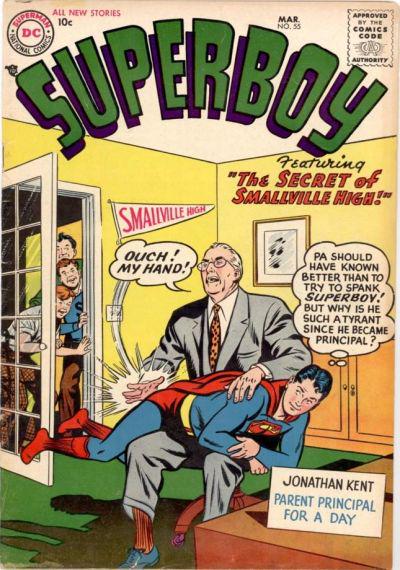 Superboy #55 (1957) Comic Books Superboy