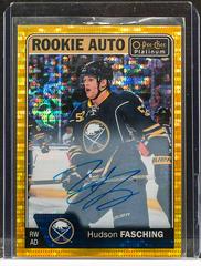 Hudson Fasching [Seismic Gold] Hockey Cards 2016 O-Pee-Chee Platinum Rookie Autographs Prices