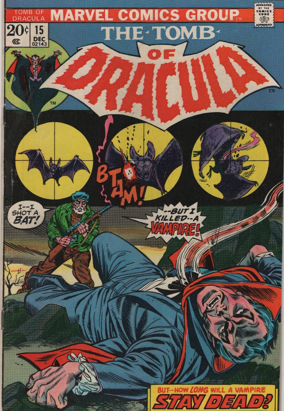 Tomb Of Dracula [Jewelers] #15 (1973) Comic Books Tomb of Dracula