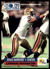 Doug Marrone #84 Football Cards 1991 Pro Set Wlaf Prices