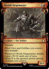 Orcish Siegemaster [Foil] Magic Lord of the Rings Commander Prices