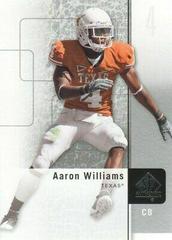 Aaron Williams #14 Football Cards 2011 SP Authentic Prices