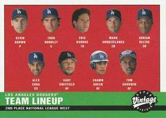 LA Dodgers [Team Lineup] #241 Baseball Cards 2001 Upper Deck Vintage Prices