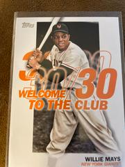 Willie Mays #WC-8 Baseball Cards 2023 Topps Welcome to the Club Prices