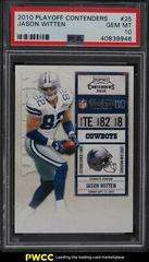 Jason Witten #25 Football Cards 2010 Playoff Contenders Prices