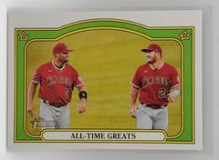 All-Time Greats [Albert Pujols and Mike Trout] #CC-8 Baseball Cards 2021 Topps Heritage Combo Cards Prices