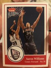 Aaron Williams #136 Basketball Cards 2003 Fleer Platinum Prices