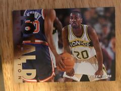 Gary Payton Basketball Cards 1995 Fleer Total D Prices