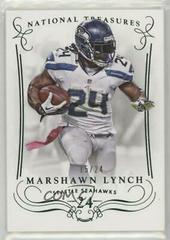 Marshawn Lynch [Century Numbers] #44 Football Cards 2014 Panini National Treasures Prices