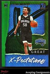 Cole Anthony [Green Flood] #15 Basketball Cards 2020 Donruss Great X-Pectations Prices
