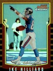Ike Hilliard [Refractor] Football Cards 2000 Bowman Chrome Prices