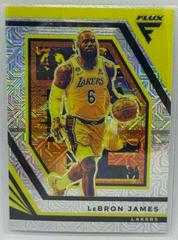 LeBron James [Silver Mojo] #101 Basketball Cards 2022 Panini Flux Prices
