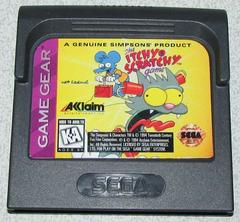 The Itchy & Scratchy Game - Cartridge | Itchy and Scratchy Game Sega Game Gear