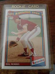 Hal Morris #13 Baseball Cards 1991 Bazooka Prices