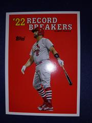Albert Pujols #RB-2 Baseball Cards 2023 Topps Oversized Record Breakers Prices