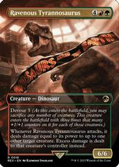 Ravenous Tyrannosaurus [Borderless] #18 Magic Jurassic World Prices