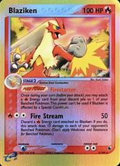 Blaziken 15/109 EX Ruby & Sapphire Rare Non-Holo Pokemon Card NM