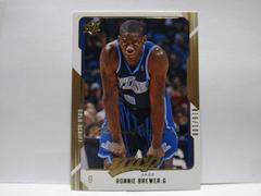 Ronnie Brewer Gold Script #163 Basketball Cards 2008 Upper Deck MVP Prices