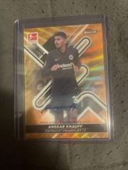 Ansgar Knauff [Orange] Soccer Cards 2021 Topps Finest Bundesliga Autographs Prices