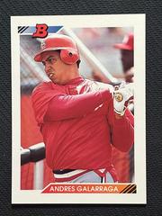 Andres Galarraga #320 Baseball Cards 1992 Bowman Prices