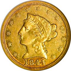 1844 [PROOF] Coins Liberty Head Quarter Eagle Prices