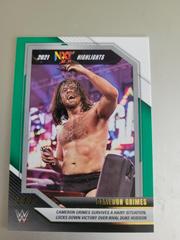 Cameron Grimes [Green] #39 Wrestling Cards 2022 Panini NXT WWE 2021 Highlights Prices
