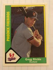 Gregg Ritchie #14 Baseball Cards 1990 CMC Phoenix Firebirds Prices
